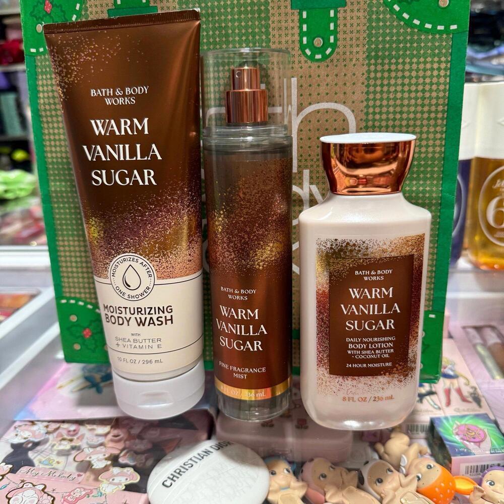 Bath & Body Works Warm Vanilla Works Set
